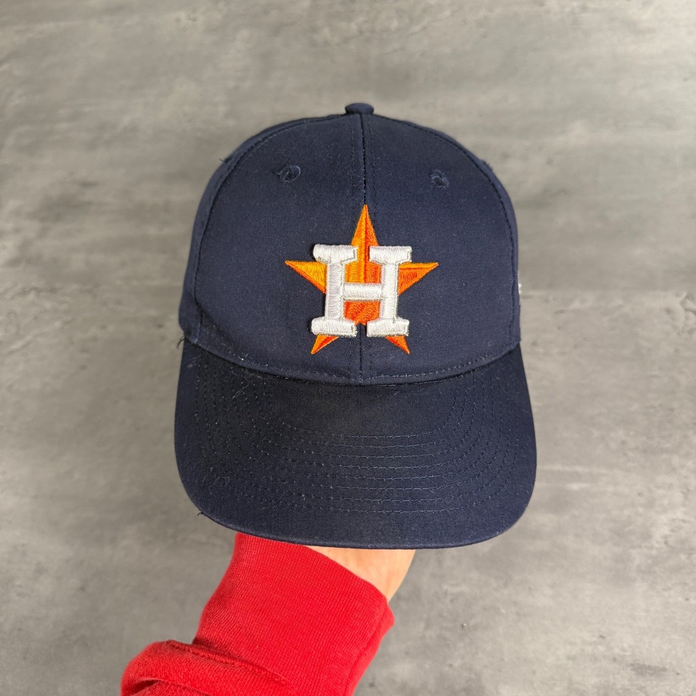 Houston Astros Hat Men Navy Blue MLB Embroidered Baseball Cap Adjustable Dad Cap - Picture 2 of 7
